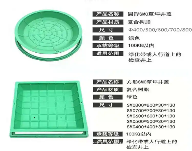 牟平树脂复合种植井盖展示